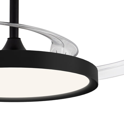 Ventilador de techo LED con motor DC silencioso de 39 dB