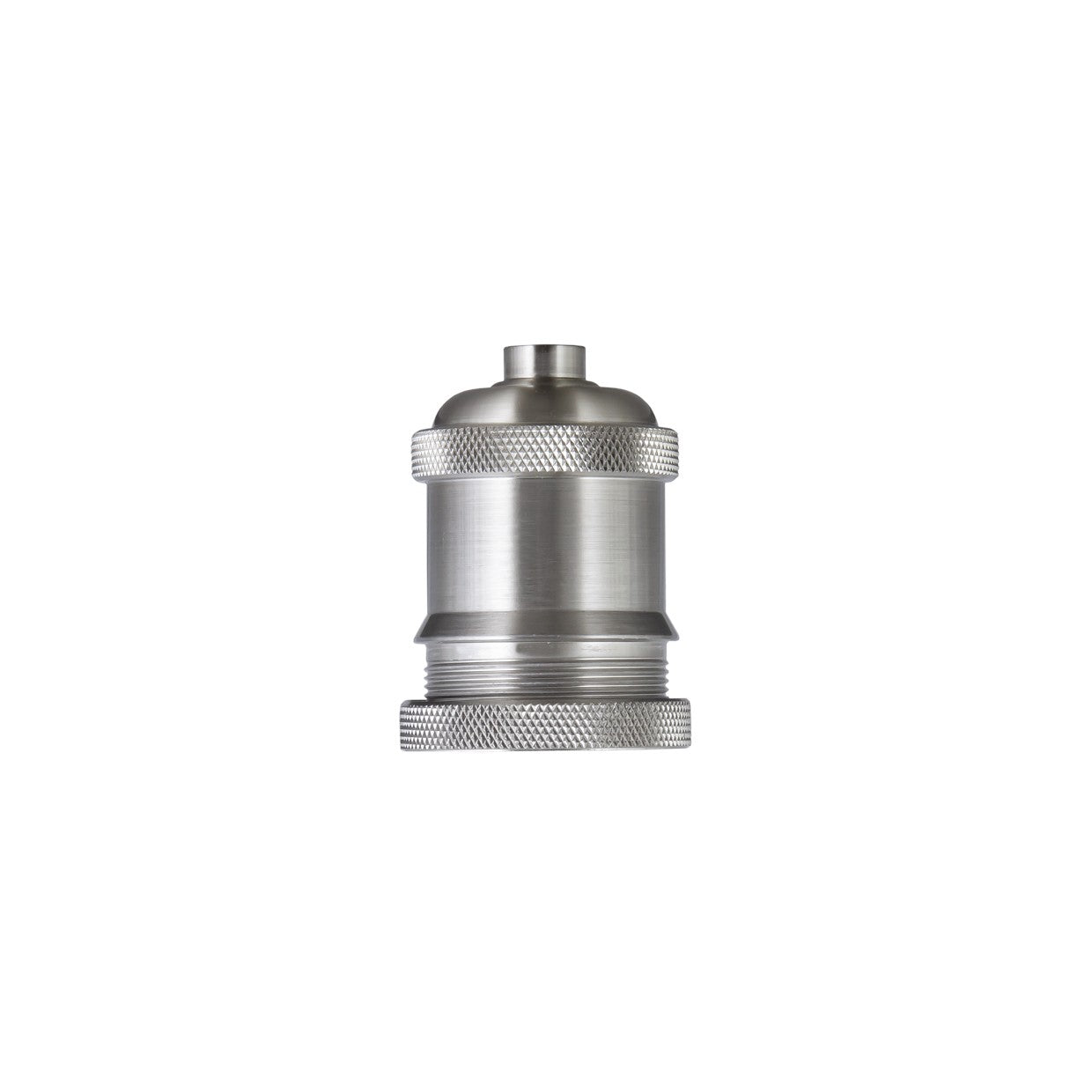 Portalámpara E-27 Níquel Satinado AJP / Alemar 60318 - luzguru.com