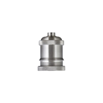Portalámpara E-27 Níquel Satinado AJP / Alemar 60318 - luzguru.com