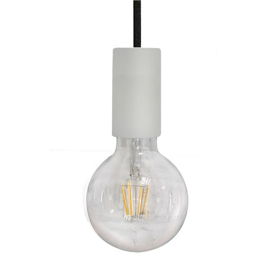 Portalámparas para Colgante Construct Blanco 1xE27 CristalRecord - vista principal | CristalRecord