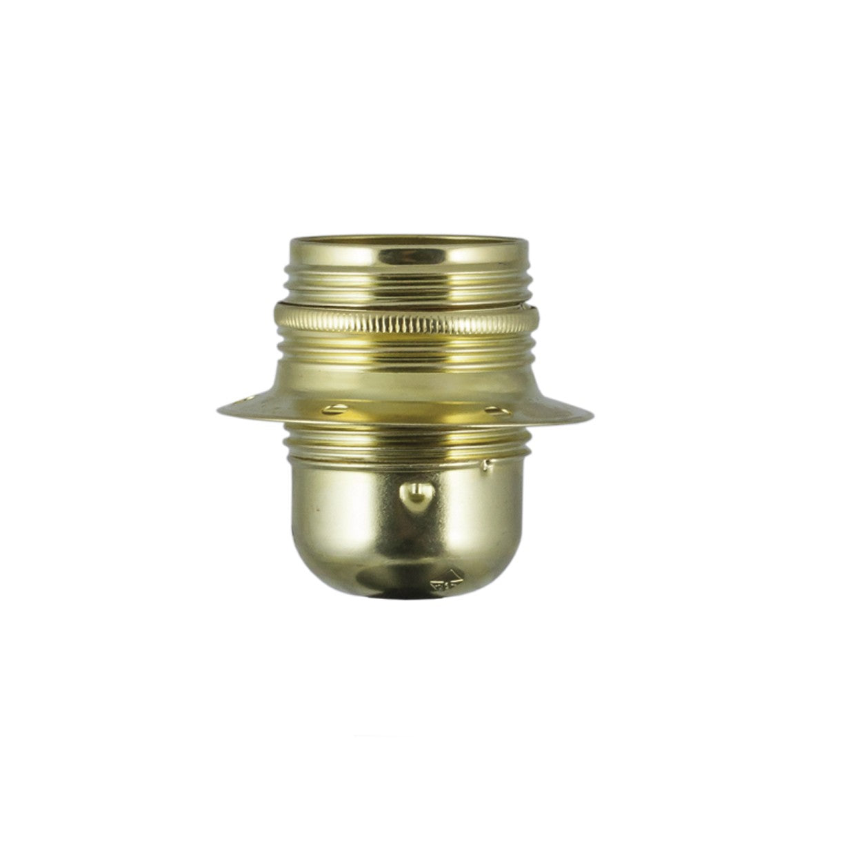 Portalamparas E-27 Latonado Oro AL122/27 - Medidas AJP/Alemar - LuzGuru.com
