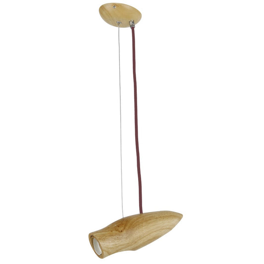 Portalámparas Vintage Madera Pájaro CristalRecord 93-031-15-115