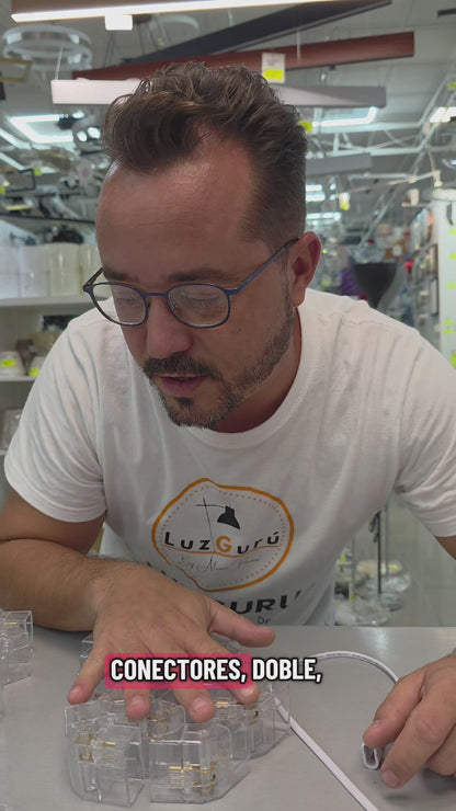 Plafón LED Modular Hexagonos Varios Tamaños Blanco MH | 777802 777803 777805