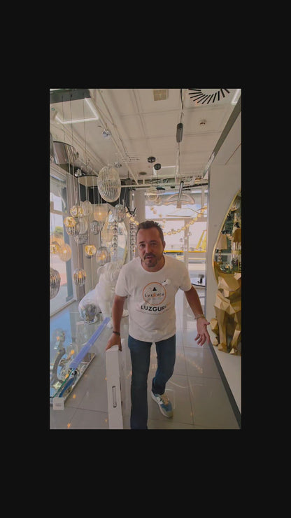 Tranas 500mm LED Ceiling Light, White, by Muñoz e Hijos | 985016