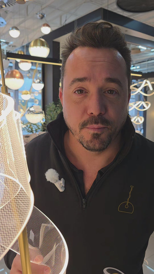 Lámpara de Techo Velas Oro Dimable Schuller