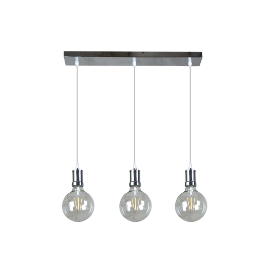 Lámpara Colgante Prisco 3xE27 con Bombillas LED Fabrilamp - vista principal | Fabrilamp / Abrila · Ref. 167193020