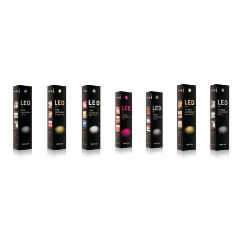 Kit de Barras LED Multicolor 4x30 cm 5W Fabrilamp - vista principal | Fabrilamp / Abrila