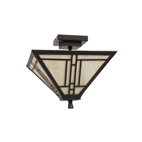 Plafón Tiffany Clásico Florencia Beige Fabrilamp / Abrila 013184015