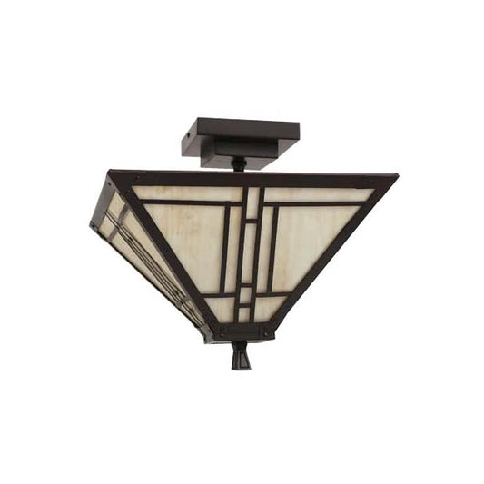 Plafón Tiffany Clásico Florencia Beige Fabrilamp / Abrila 013184015