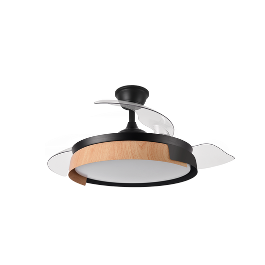 Ventilador de Techo Provenza Negro/Haya – vista principal · Ref. 207191388