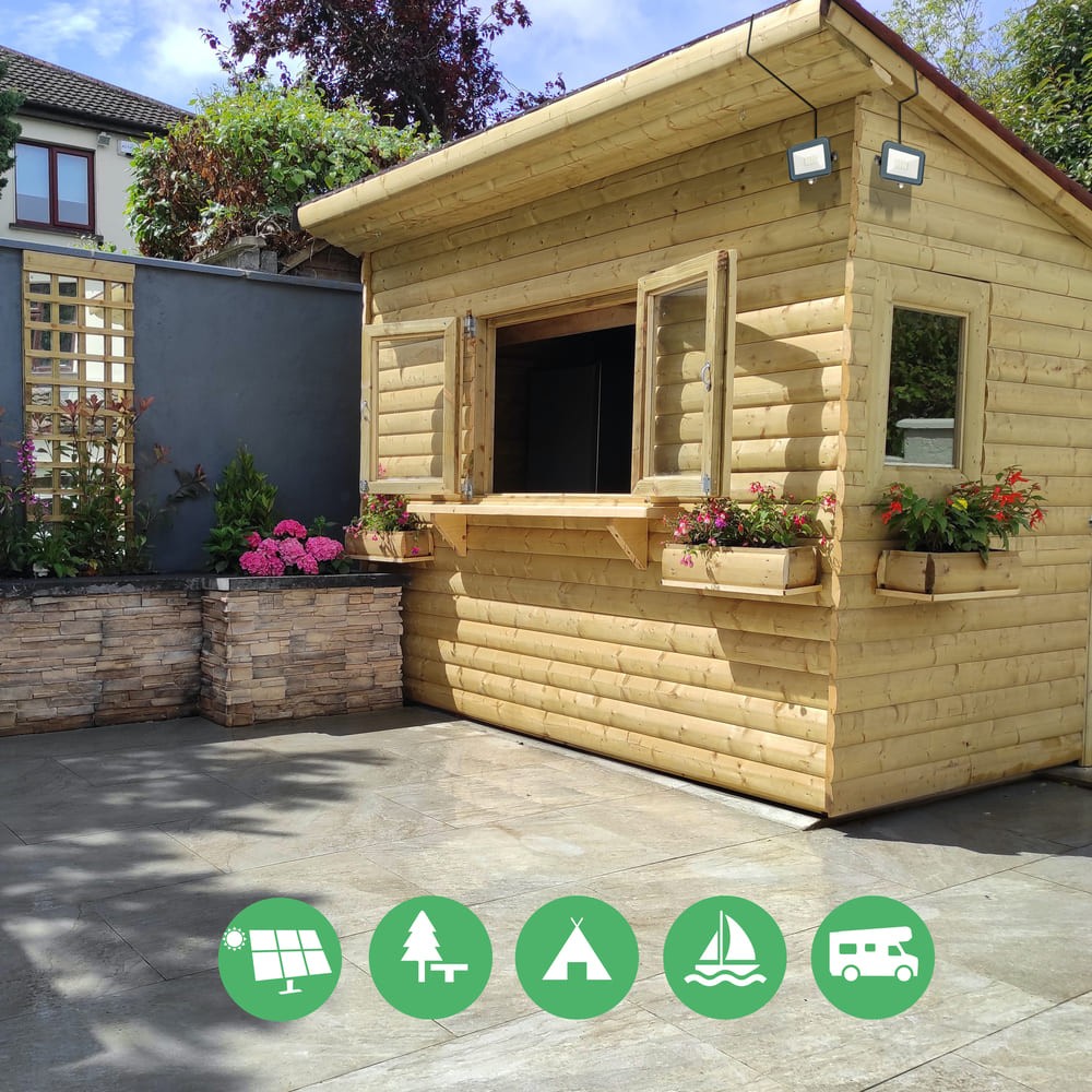 Iluminación LED potente ideal para jardines y patios