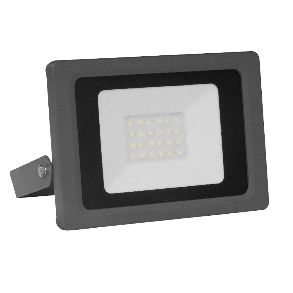 Proyector Luxek fabricado en aluminio y vidrio templado color gris