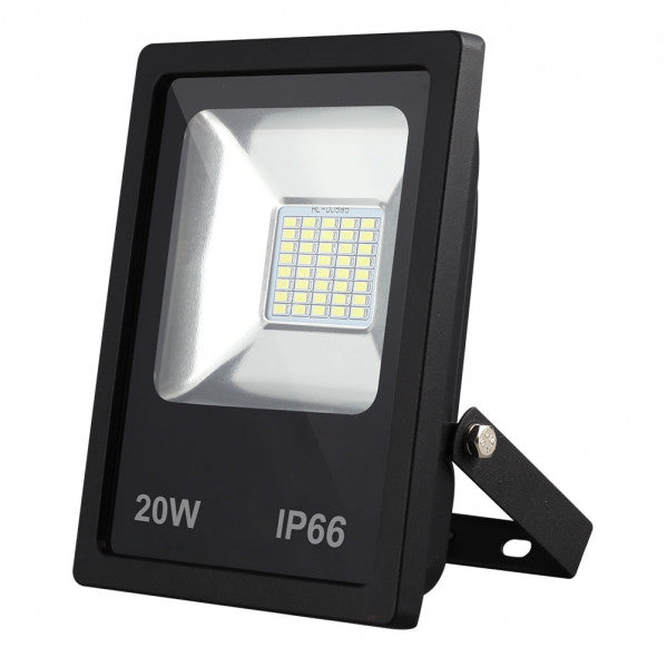 Proyector LED SMD Dacita 20W 6500K Negro 1800lm 120º IP66 Fabrilamp