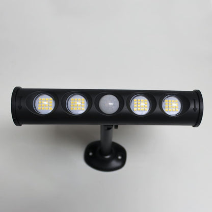 Proyector Mix fabricado en ABS-PC color Negro para iluminación exterior