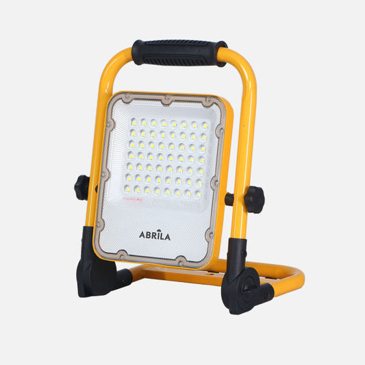 Proyector LED Inalámbrico Brion 30W Amarillo Fabrilamp - Vista frontal principal en fondo blanco | LuzGurú