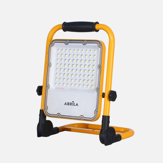 Proyector LED Inalámbrico Brion 50W 6500K Amarillo Fabrilamp - Vista frontal principal en fondo blanco | LuzGurú