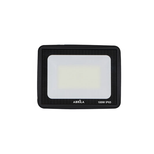 Proyector Zircon fabricado en aluminio color negro, ideal para exteriores