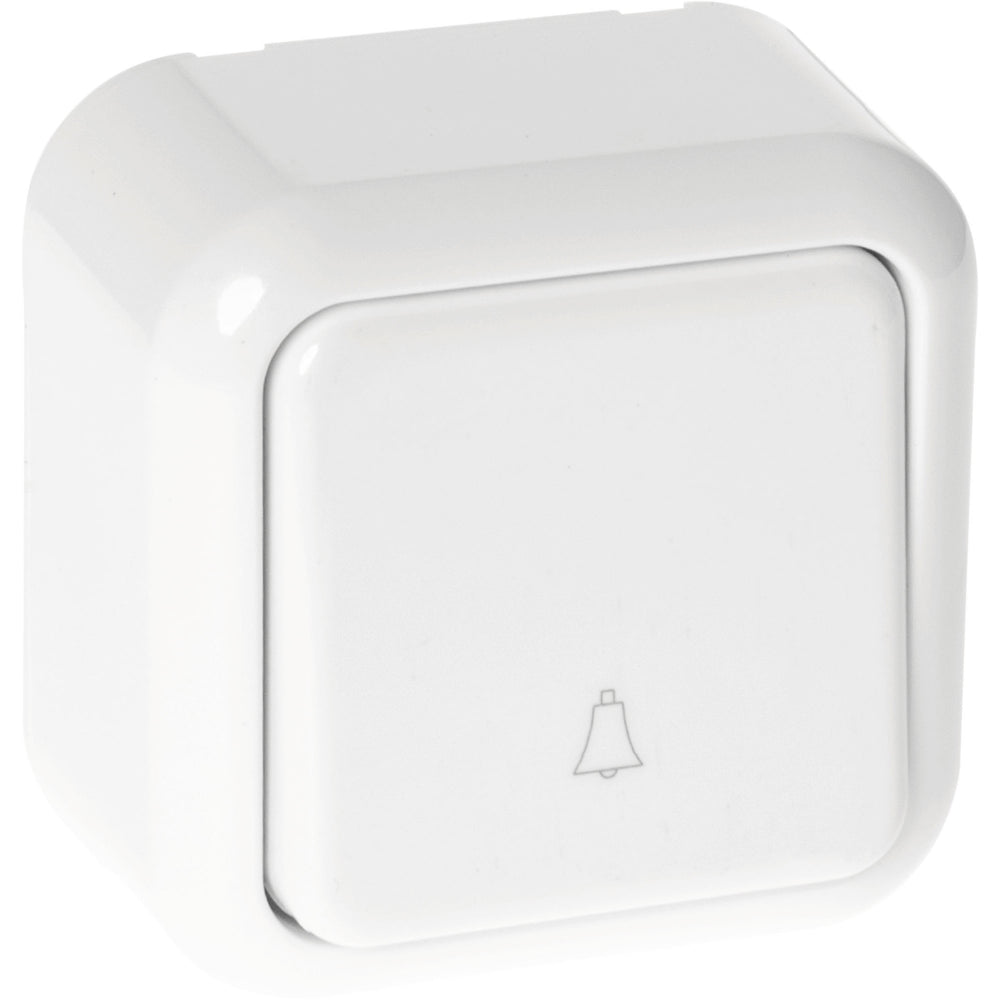Pulsador Timbre Ancient Blanco Fabrilamp / Abrila MEH3-A111MBR