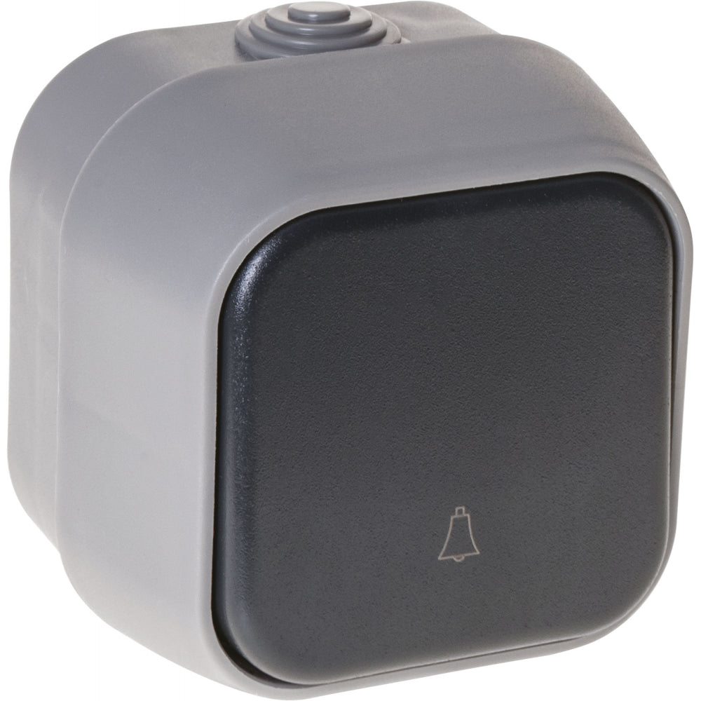 Pulsador timbre Bert Fabrilamp / Abrila, referencia MEH2-B111M para exterior resistente