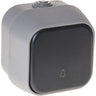 Pulsador timbre Bert Fabrilamp / Abrila, referencia MEH2-B111M para exterior resistente