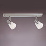New Kaster Barra de Luces CristalRecord 002-2200-2-053 en níquel satinado