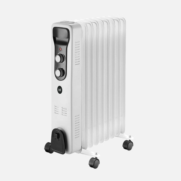 Radiador de Aceite Eléctrico Brasilia 2000W 9 Elementos Blanco Fabrilamp