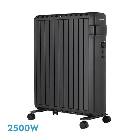 Radiador de Aceite Eléctrico Polonia 2500 W Negro 11 Elementos Fabrilamp - vista principal | Fabrilamp / Abrila