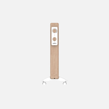 Radiador de Mica Eléctrico Badin 1500W Blanco y Madera Fabrilamp - imagen 4 | Fabrilamp / Abrila