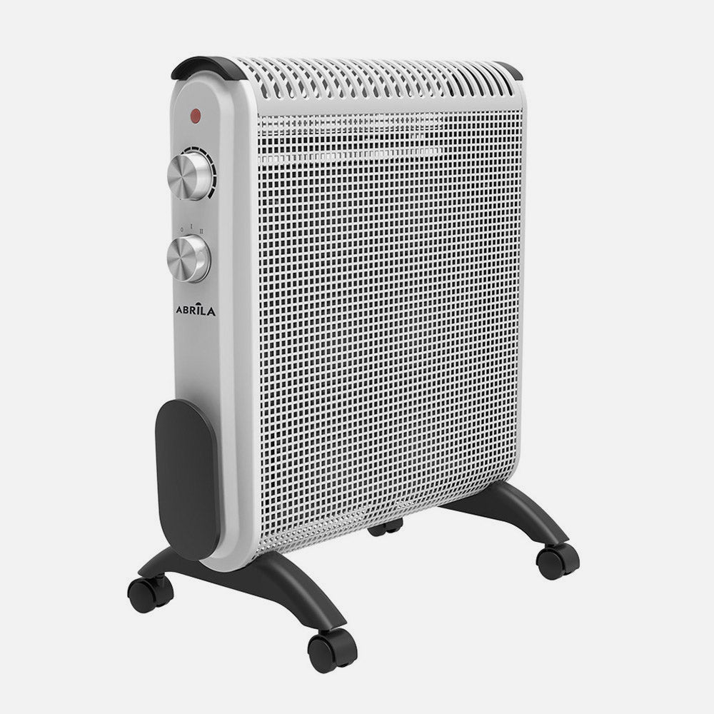 Radiador de mica Condor fabricado en metal color blanco y gris