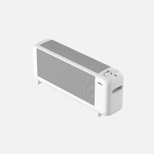 Radiador de Mica Pinsapo 1500 W Blanco Termostato Regulable Fabrilamp - vista principal | Fabrilamp / Abrila