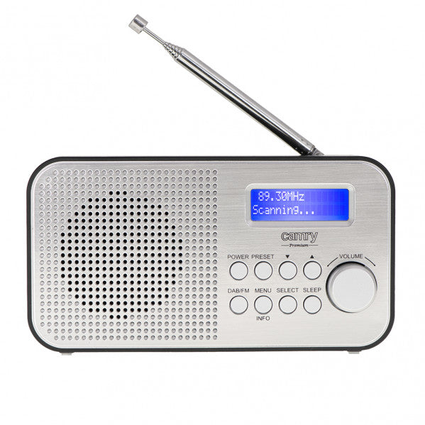 Radio Portátil Fabrilamp / Abrila P019CR1179 - Negra - DAB+ FM - Alarma - Batería 2000mAh - LUZGURÚ
