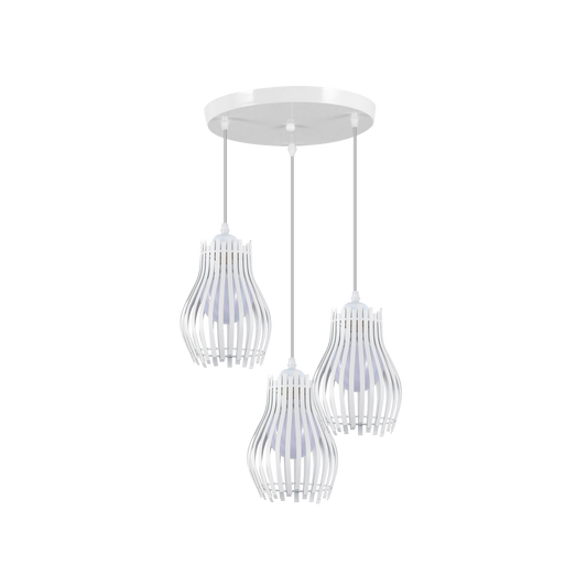 Lámpara Colgante Ragusa 3 Luces Metal Fabrilamp - vista principal | Fabrilamp / Abrila · Ref. 224483001