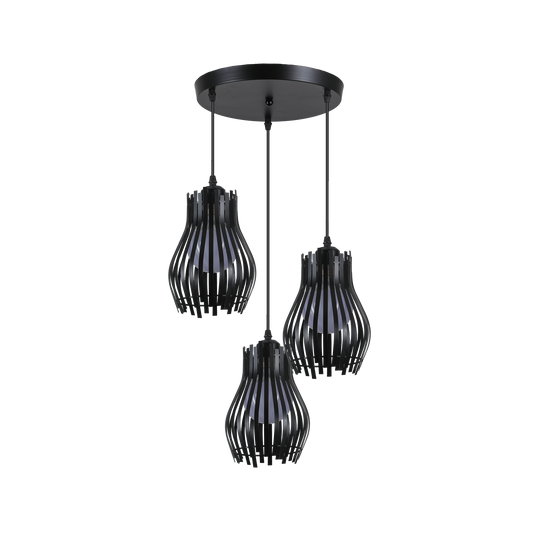 Lámpara Colgante Ragusa 3 Luces Metal Fabrilamp - vista principal | Fabrilamp / Abrila · Ref. 224483009