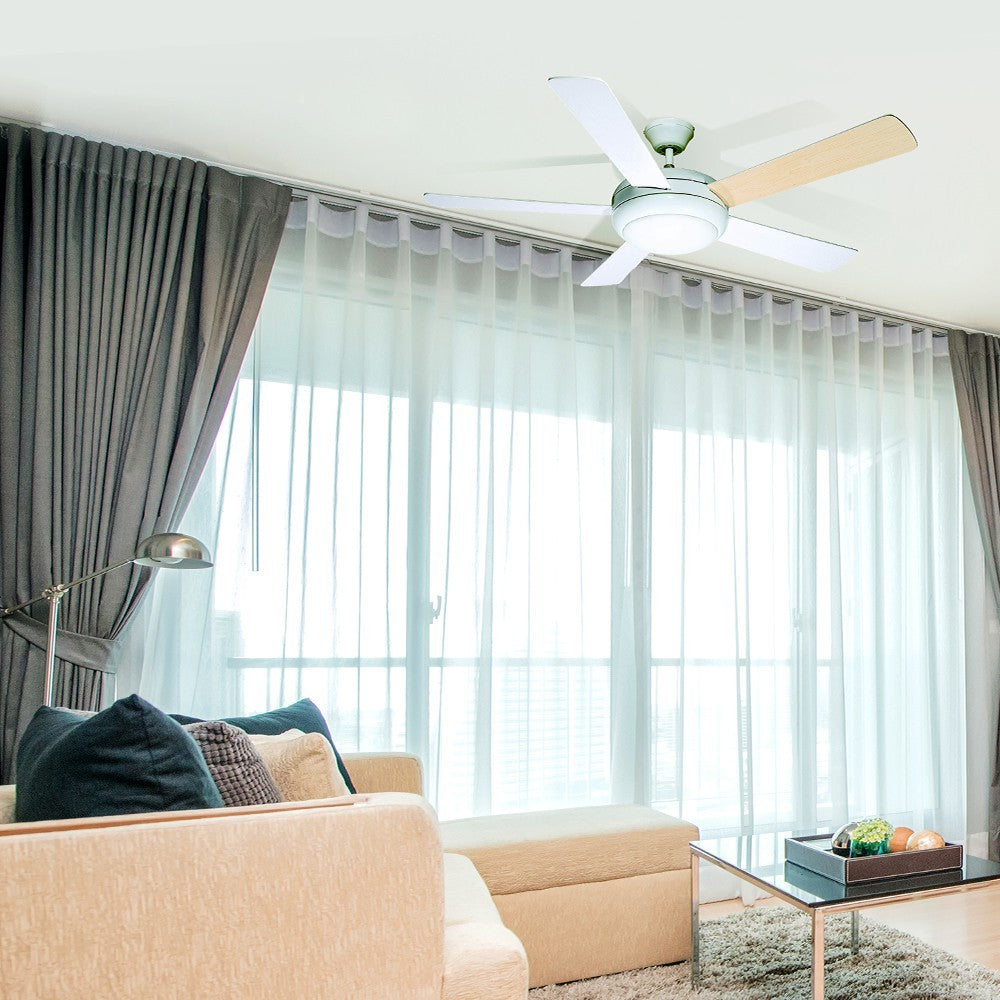 Ventilador de techo Randy con flujo de aire de 8100 m³/hr para grandes estancias