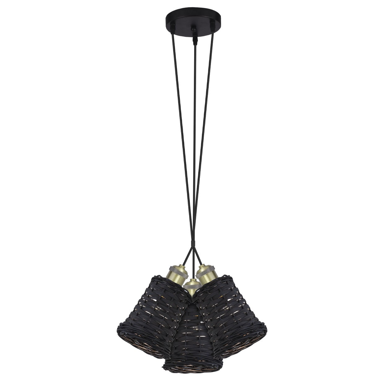 Lámpara colgante ALEXIA 3 luces AJP/Alemar (Ref. 60400) - Medidas detalladas.  Luzguru.com
