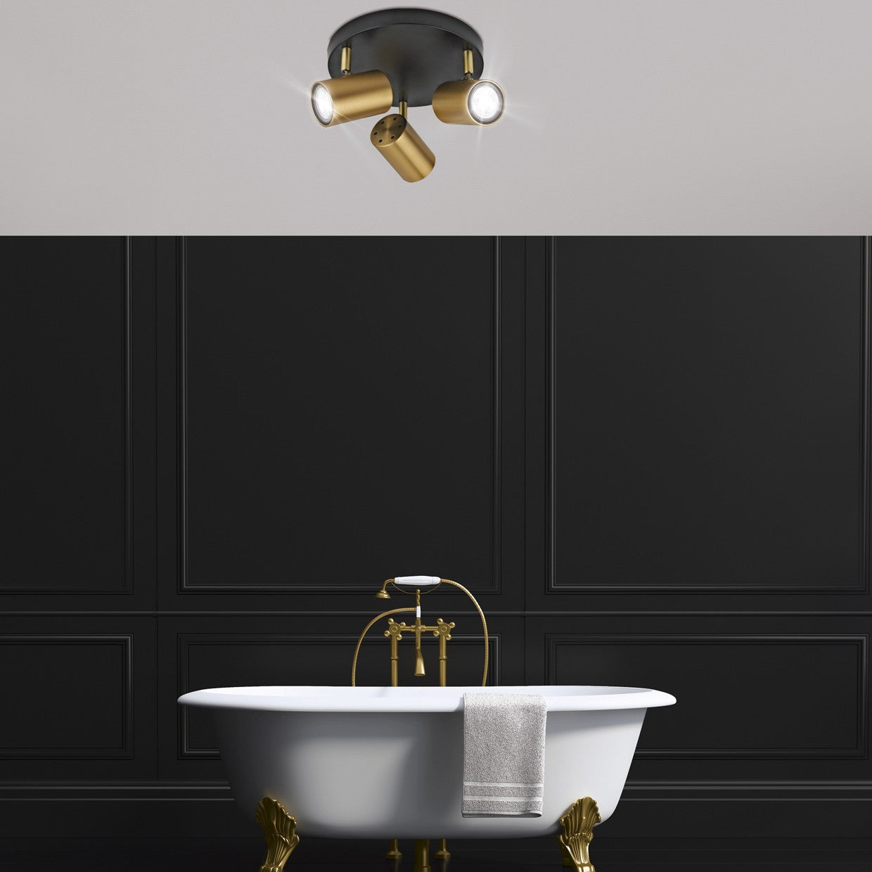 Medidas lámpara redonda PAROS negra AJP/Alemar (Ref. 11106) - luzguru.com
