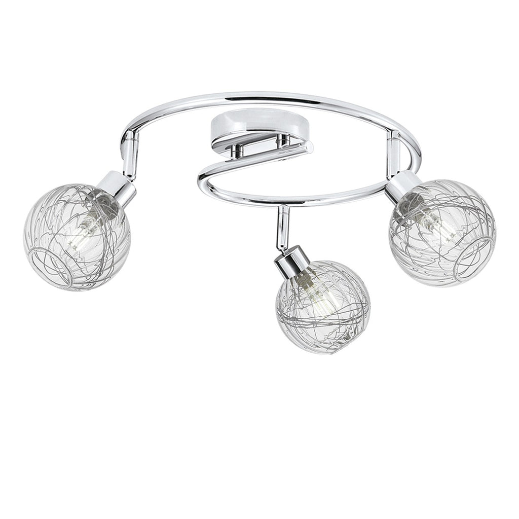 AJP / Alemar 10178 - Foco Redondo ROLO Cromo 3 Luces - luzguru.com