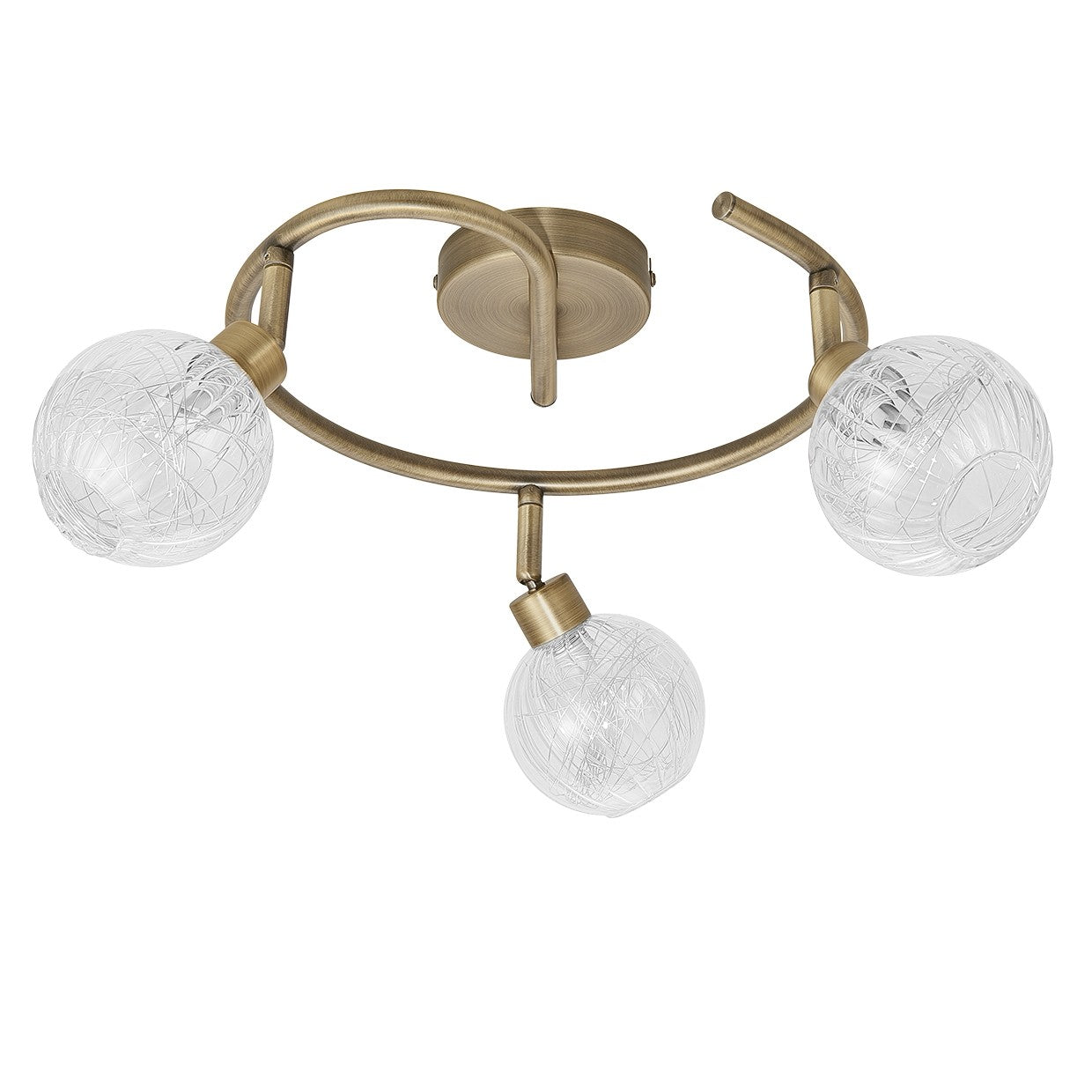 Lámpara colgante Redondo 3L Rolo Cuero - AJP / Alemar - 10294 - luzguru.com