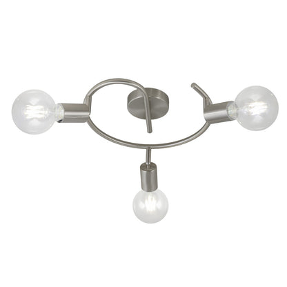 Medidas Lámpara Techo Redondo AJP/Alemar Tenor (Ref. 10917) - Niquel Satinado - luzguru.com
