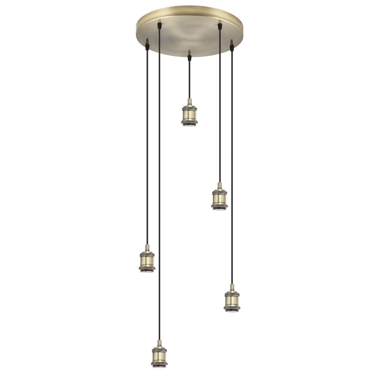 AJP / Alemar 60324 - Lámpara Techo Redondo ELKAN Cuero - luzguru.com