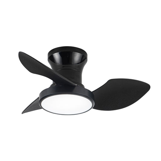 Ventilador de Techo con Luz LED Reel Negro 66 cm CristalRecord - vista principal | CristalRecord