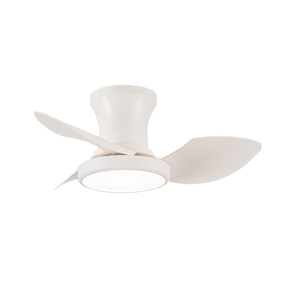 Ventilador de Techo con Luz LED Reel 66 cm Blanco Dimable CristalRecord - imagen 3 | CristalRecord
