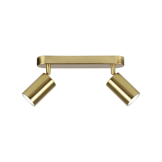 Regleta 2 Luces ANDY Latón AJP / Alemar - 11277 - luzguru.com