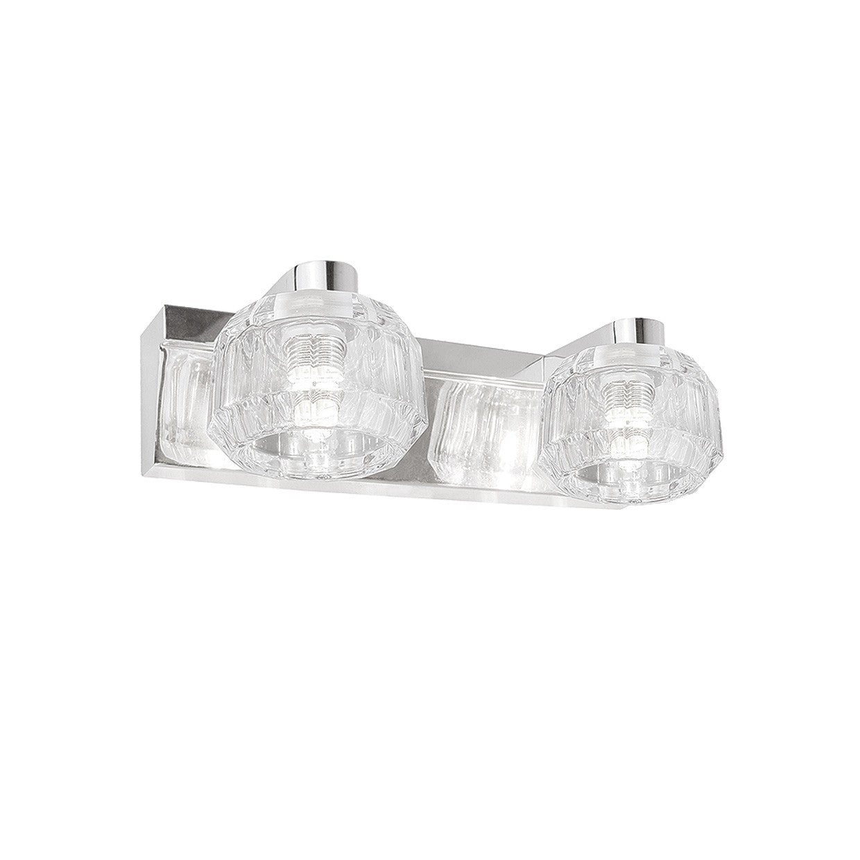 Medidas Regleta ARTAX Cromada 2x40W G9 AJP/Alemar (Ref. 10496) - LuzGuru
