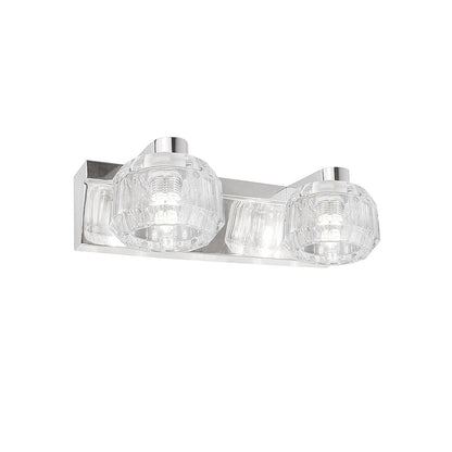 Medidas Regleta ARTAX Cromada 2x40W G9 AJP/Alemar (Ref. 10496) - LuzGuru
