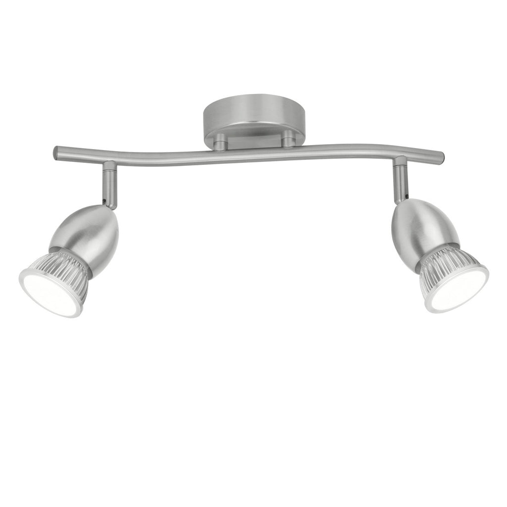 AJP / Alemar Regleta 2L Bala Niquel Satinado 10418 - luzguru.com