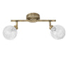 Regleta de pared AJP / Alemar ROLO Cuero 2 luces G9 - 10292 - luzguru.com