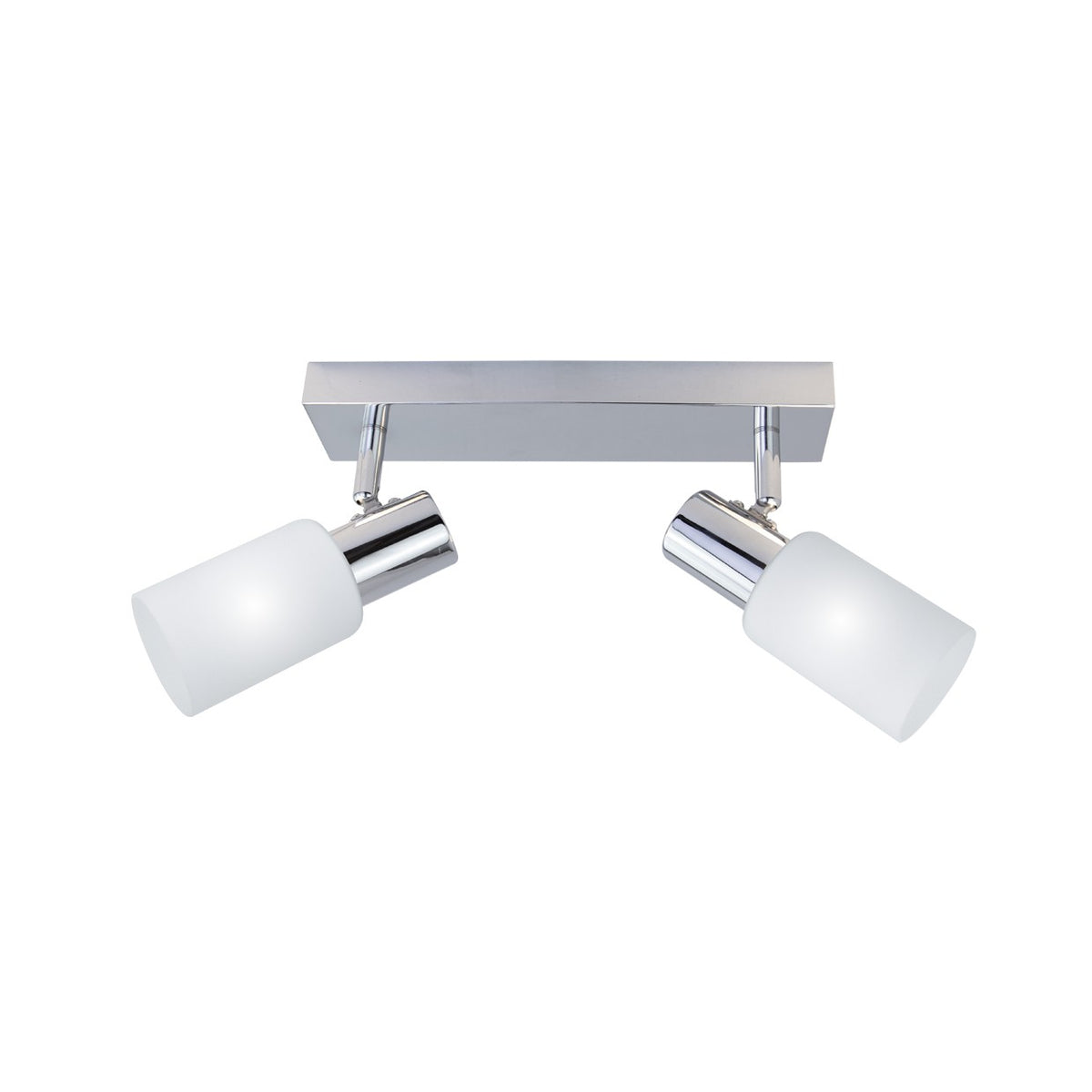 Regleta de Pared Samba 2 Luces Cromo y Opal AJP Alemar - vista principal | AJP / Alemar