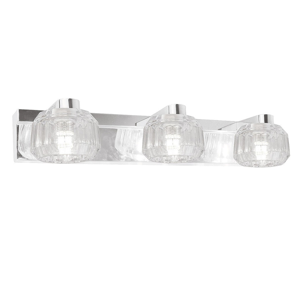 Regleta ARTAX Cromo 3 luces G9 de AJP / Alemar - 10497 - luzguru.com