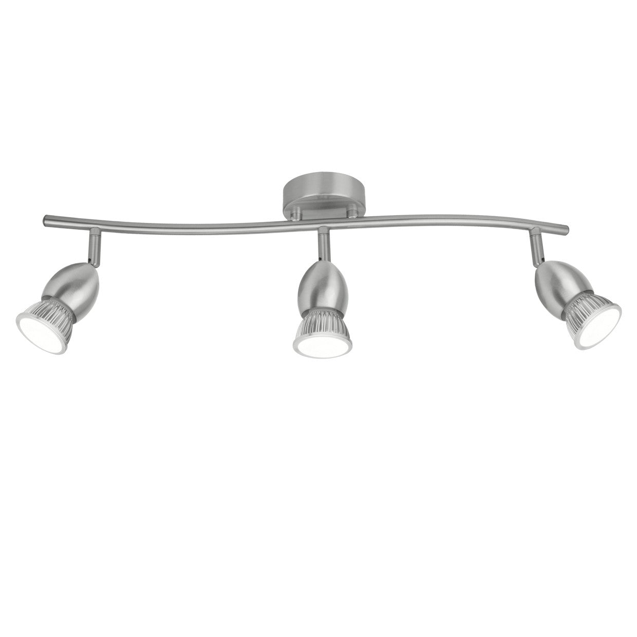 AJP / Alemar Regleta 3 Luces Bala Níquel Satinado 10421 - luzguru.com